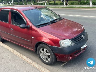 В Уфе водитель за рулем Renault Logan покалечил 8-летнего мальчика на самокате