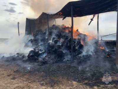 В Башкирии мужчина получил ожоги при попытке потушить горящее сено