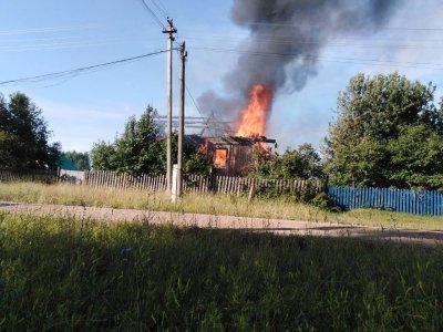 В Башкирии пожарный извещатель спас двух братьев от гибели в огне