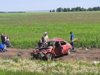 В Башкирии из опрокинувшейся «Лады Калины» достали тела двух пассажиров