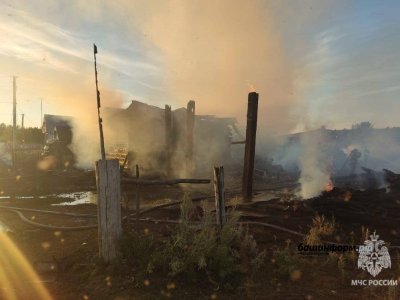 В Башкирии из-за детской шалости с огнем многодетная семья осталась без крыши над головой