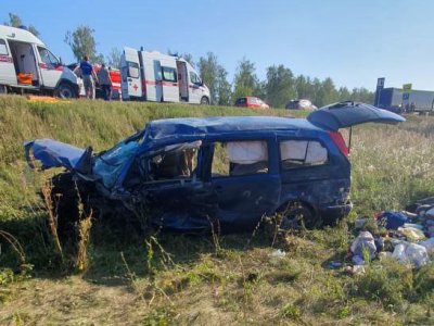 На трассе М-5 в Туймазинском районе произошло лобовое столкновение, есть погибший и раненый