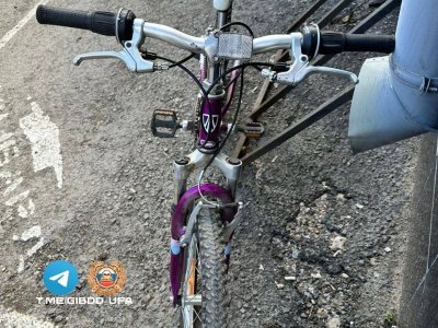 В Уфе после столкновения с 12-летним велосипедистом водитель покинул место ДТП