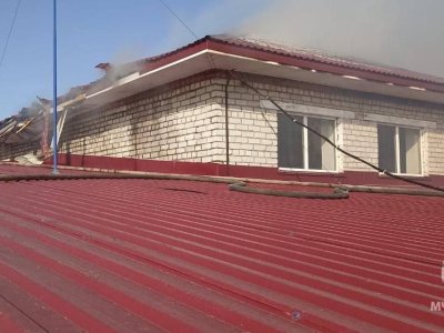 В Башкирии загорелось здание судебного участка